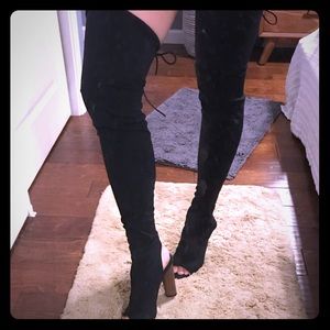 *** SOLD Over The Knee Booties || PUBLIC DESIRE 💋